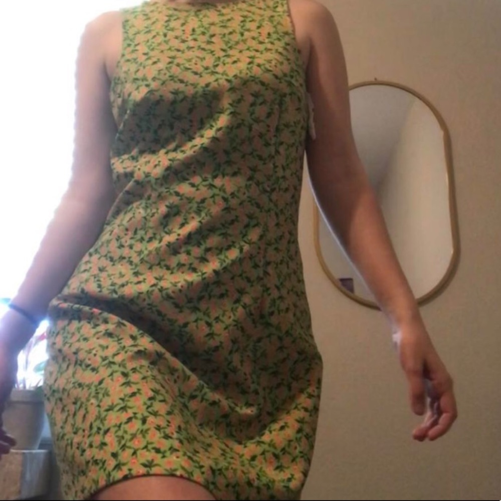 Flower print dress